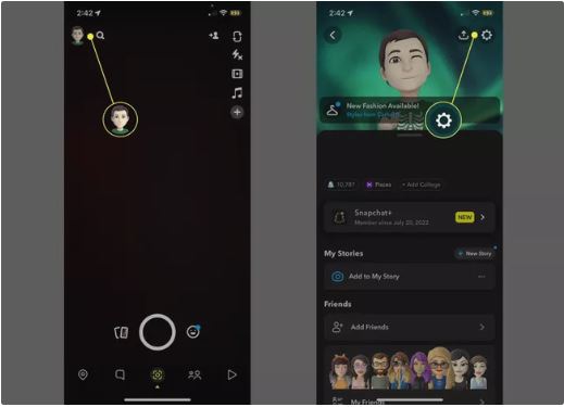 Verwenden von Snapchat-Erinnerungen Schritt 1 | Wiederherstellen von Snapchat-Fotos Android ohne Computer