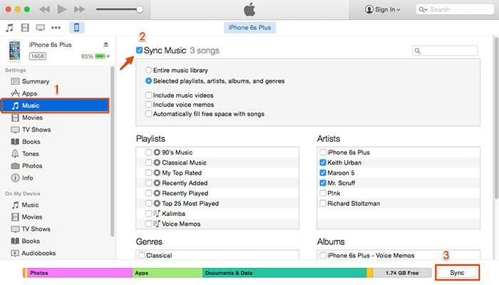 Musik erneut aus dem iTunes Store herunterladen | Gelöschte Musik auf dem iPhone ohne Computer wiederherstellen