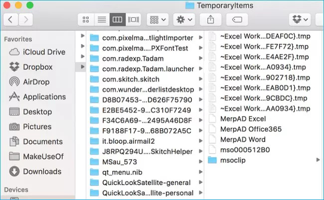 through Temporary Folder | recover unsaved excel file mac