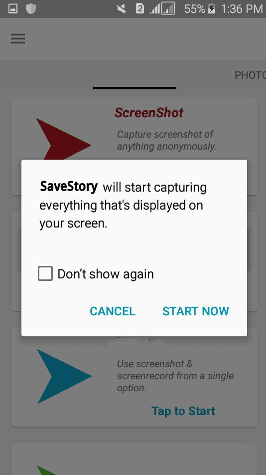 SaveStory | private screen recorder for snapchat