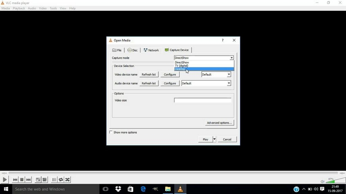 VLC メディア プレーヤーのステップ 2 | ゲームバーなしで画面を記録するWindows 10