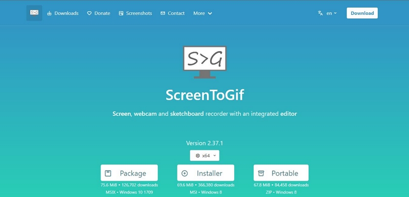 ScreenToGif | mac 記録画面 gif