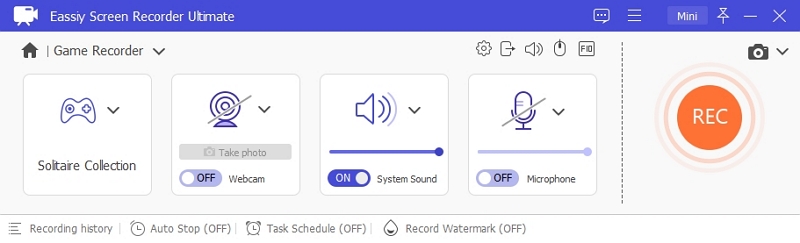 Eassiy game recorder step 3 | how to record youtube videos on xbox