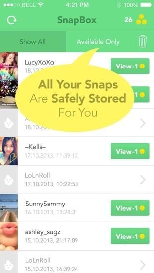 SnapBox | privater Bildschirmrekorder für Snapchat