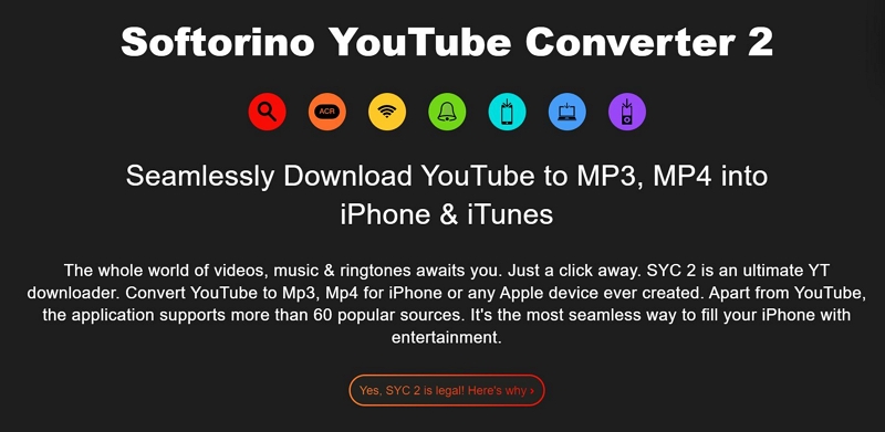 softorino-Funktionen | YouTube-MP3-Recorder