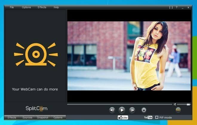 SplitCam | Bildschirmrekorder für PC mit Webcam