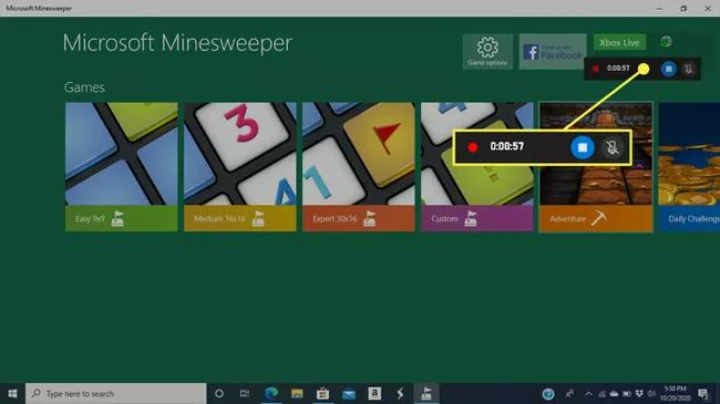 Xbox Game Bar Schritt 3 | Bildschirmaufzeichnung unter Windows 10 mit Audio