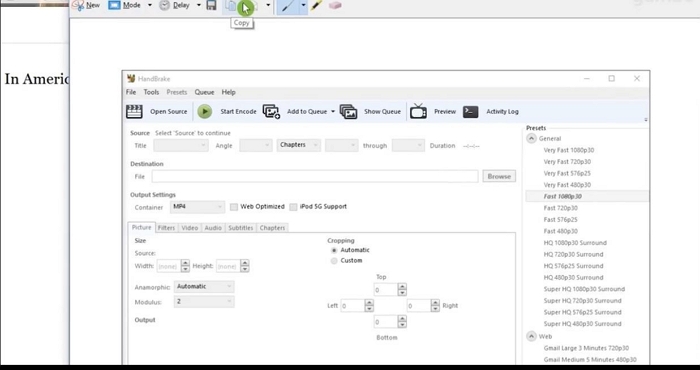 rSpinning Tool ステップ 3 | スクリーンショット ウィンドウのスクロール