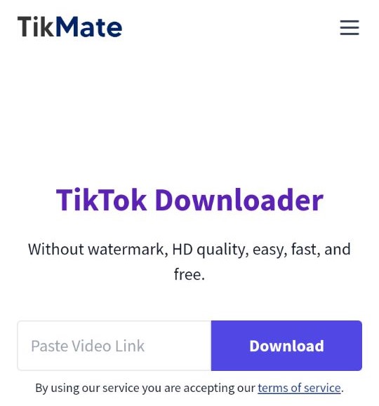 TikMate TikTok Downloader | TikTok to MP4
