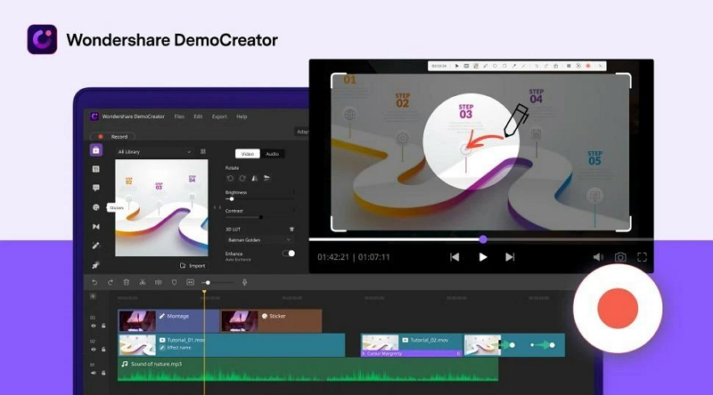 Timeline Democreator | Wondershare Democreator