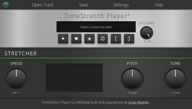 TimeStretch-Audioplayer | MP3-Tempowechsler