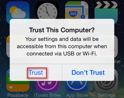 trust computer iphone | connect phone device