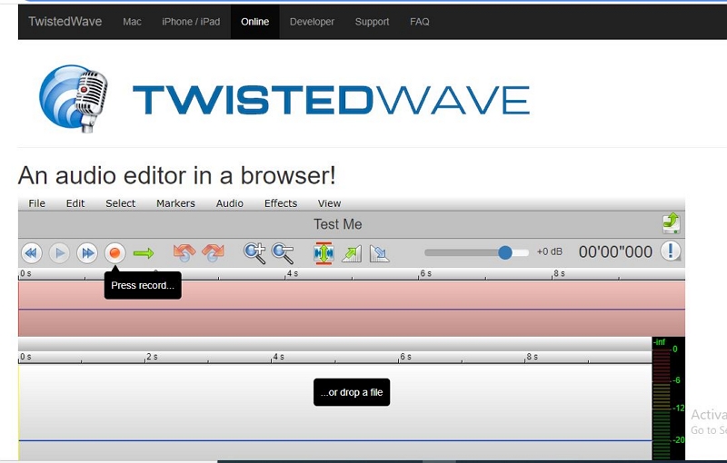 TwistedWave Online | MP3 Tempo Changer 