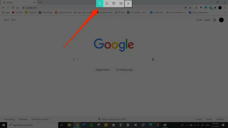with PrtScn version 3 step 3 | how to screenshot crop on pc