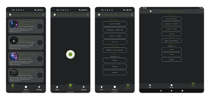 Unbegrenzter Bildschirmrekorder | Bildschirmrekorder ohne Verzögerung Android