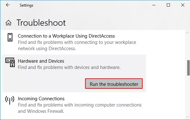 Use Windows Troubleshooter | corrupted sd card recovery