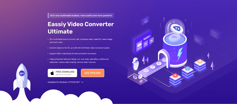 Eassiy video converter ultimate step 1 | tiktok convert mp4