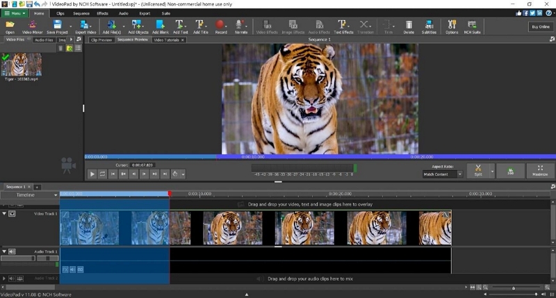 VideoPad | best editing software for music videos