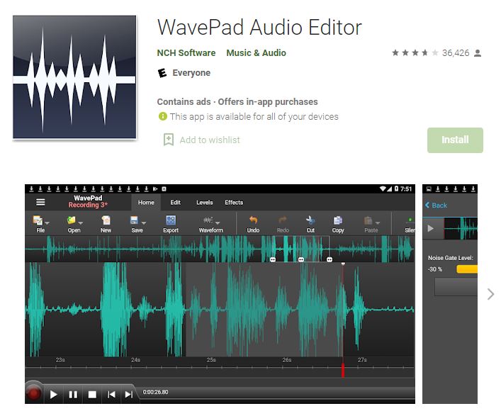Wavepad | M4A Editor