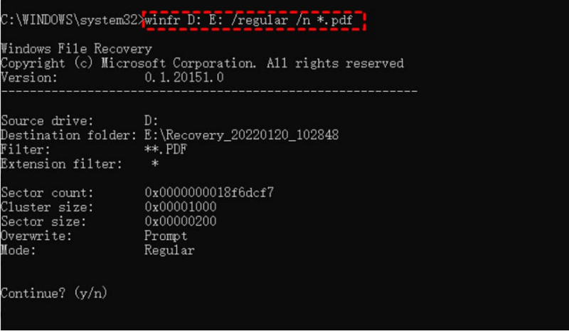Windows File Recovery | free sd card recovery
