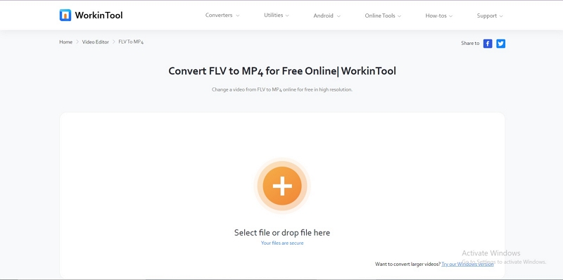 By WorkinTool | how to convert flv to mp4
