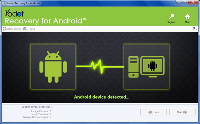 Android を PC に接続 | Yodot Androidデータ復旧