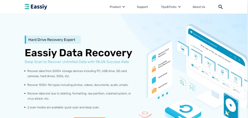 Eassiy data recovery | best data recovery raw drives