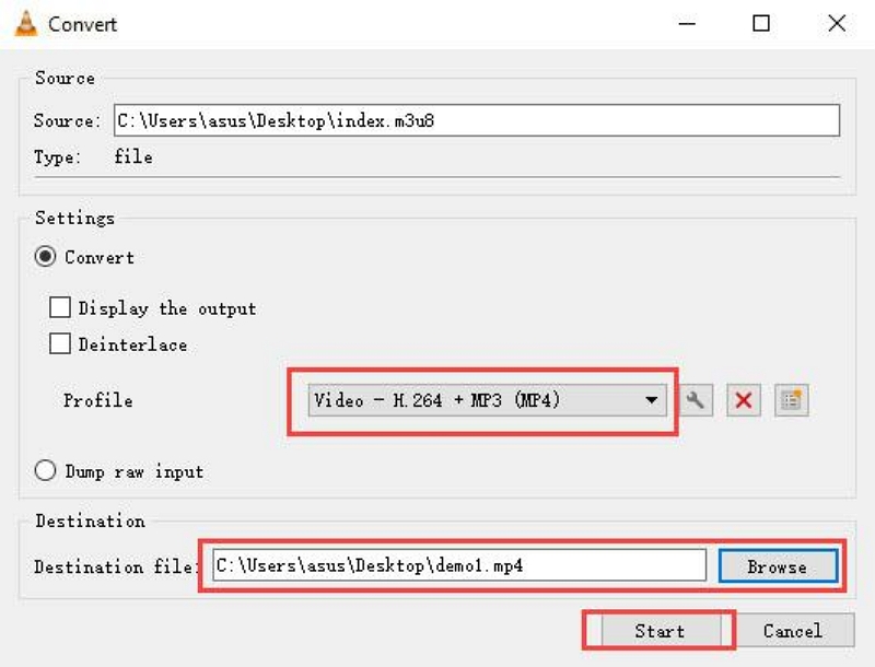 Convert M3U8 to MP4 with VLC 3 | Converter M3U8 to MP4 