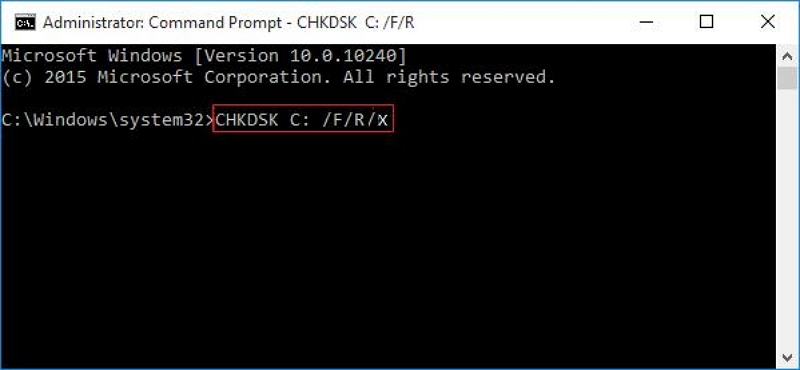 Run Chkdsk| Seagate External Hard Drive Recovery