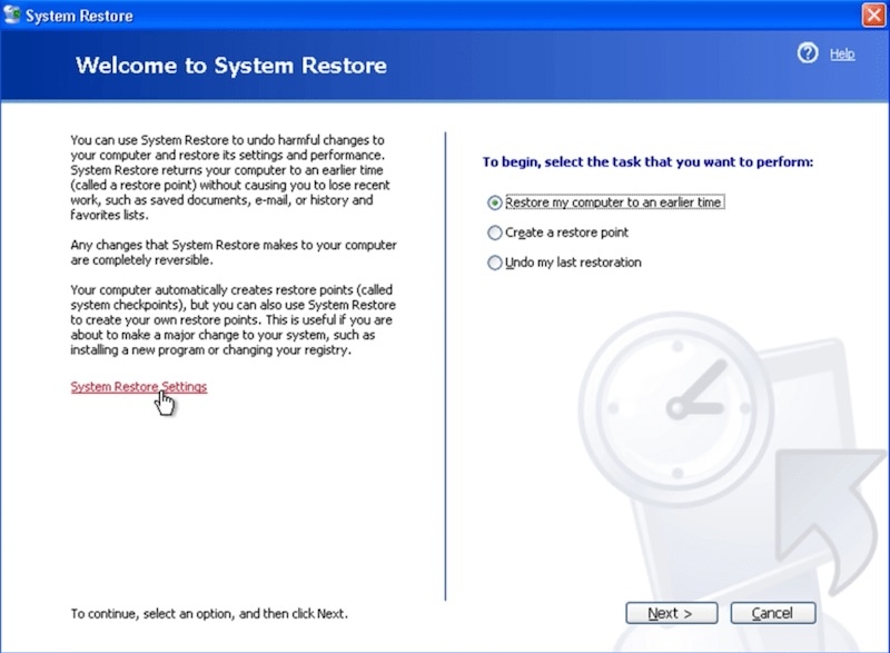 click OK to finish | recover data Windows XP Drive